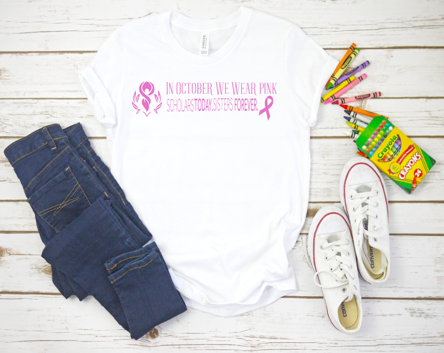 In October we wear pink