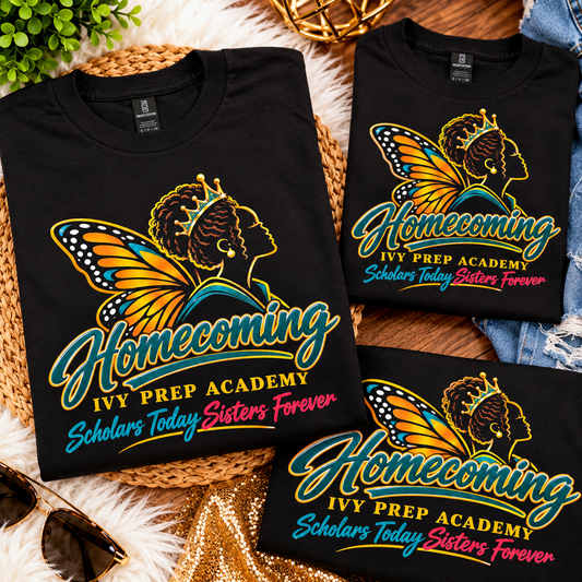 Ivy Prep Academy's First-Ever Homecoming T-Shirt! 🦋👑